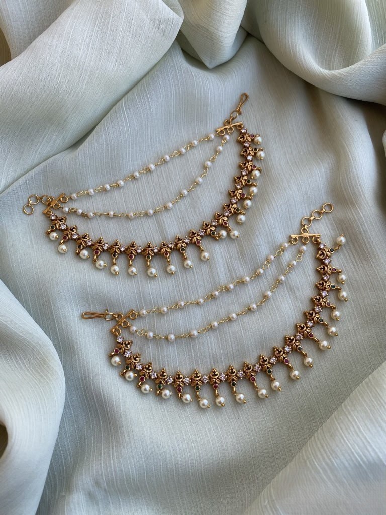 Flower Pearl Ear Mattals